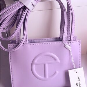 Telfar NWT Small Lavender Shopper Bag Crossbody Tote